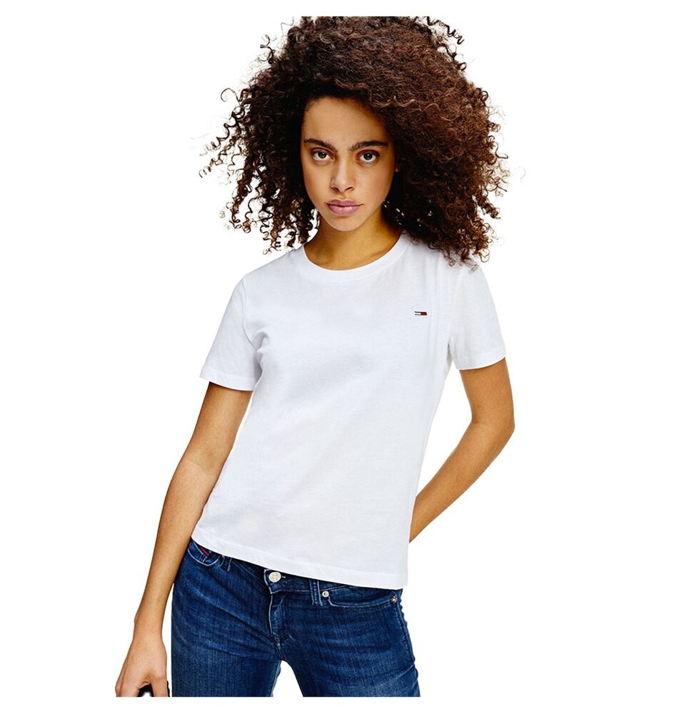 

Футболка с коротким рукавом Tommy Jeans Regular Jersey, белый