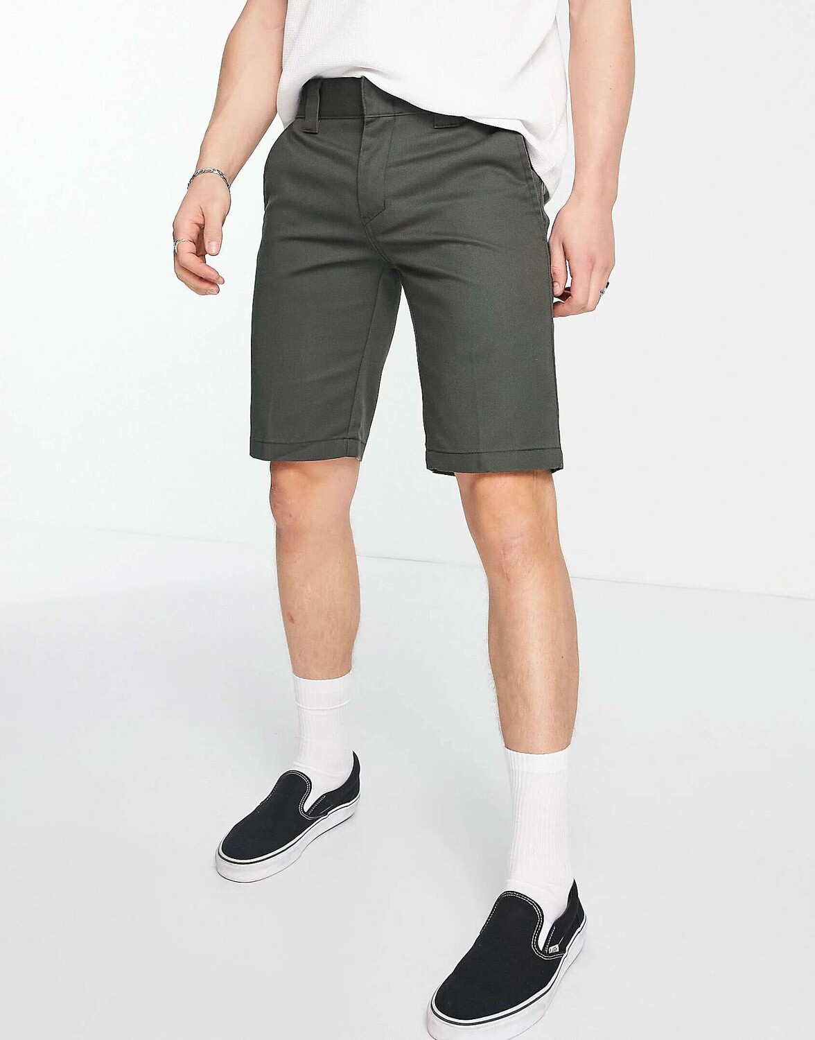 

Шорты Dickies Slim Fit оливково-зеленого цвета