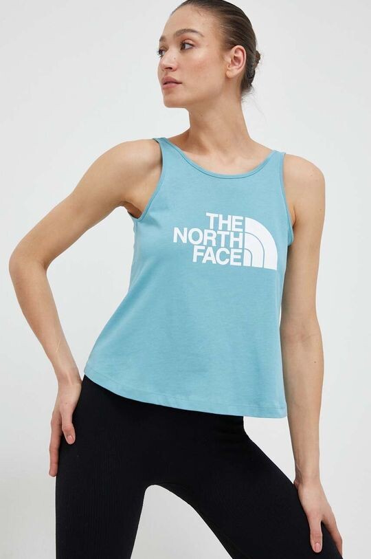 

Хлопковый топ North Face The North Face, бирюзовый