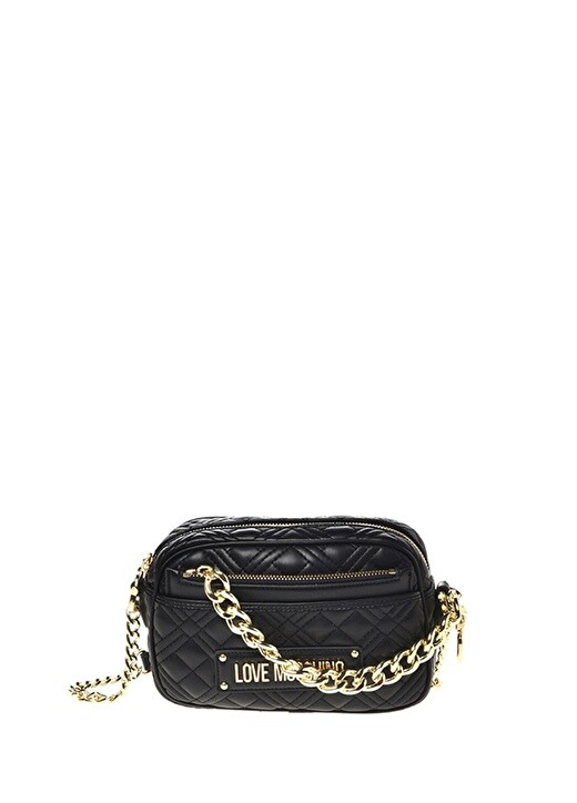

Черная женская сумка через плечо Love Moschino