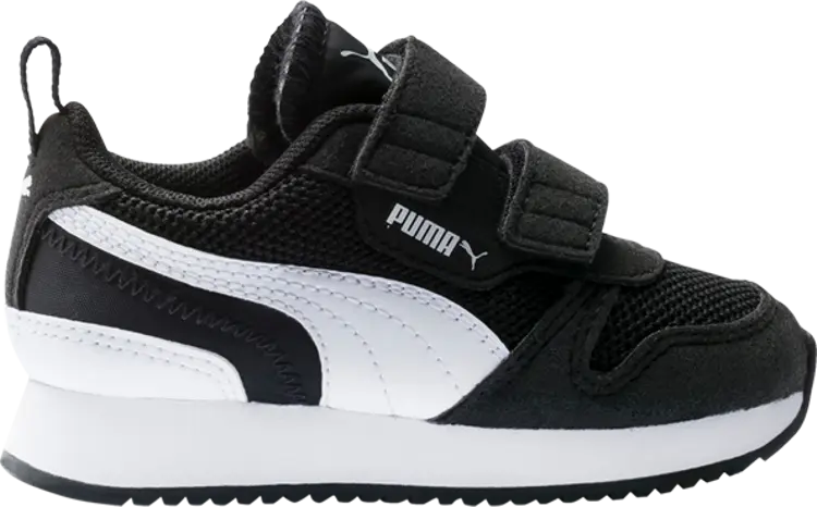 

Кроссовки Puma R78 Infant Black White, черный