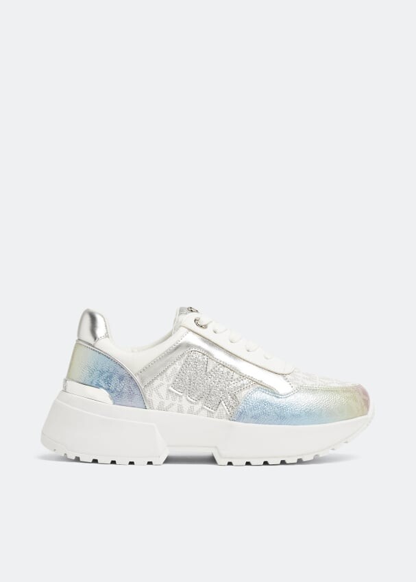 

Кроссовки MICHAEL KORS Cosmo Maddy sneakers, серебряный