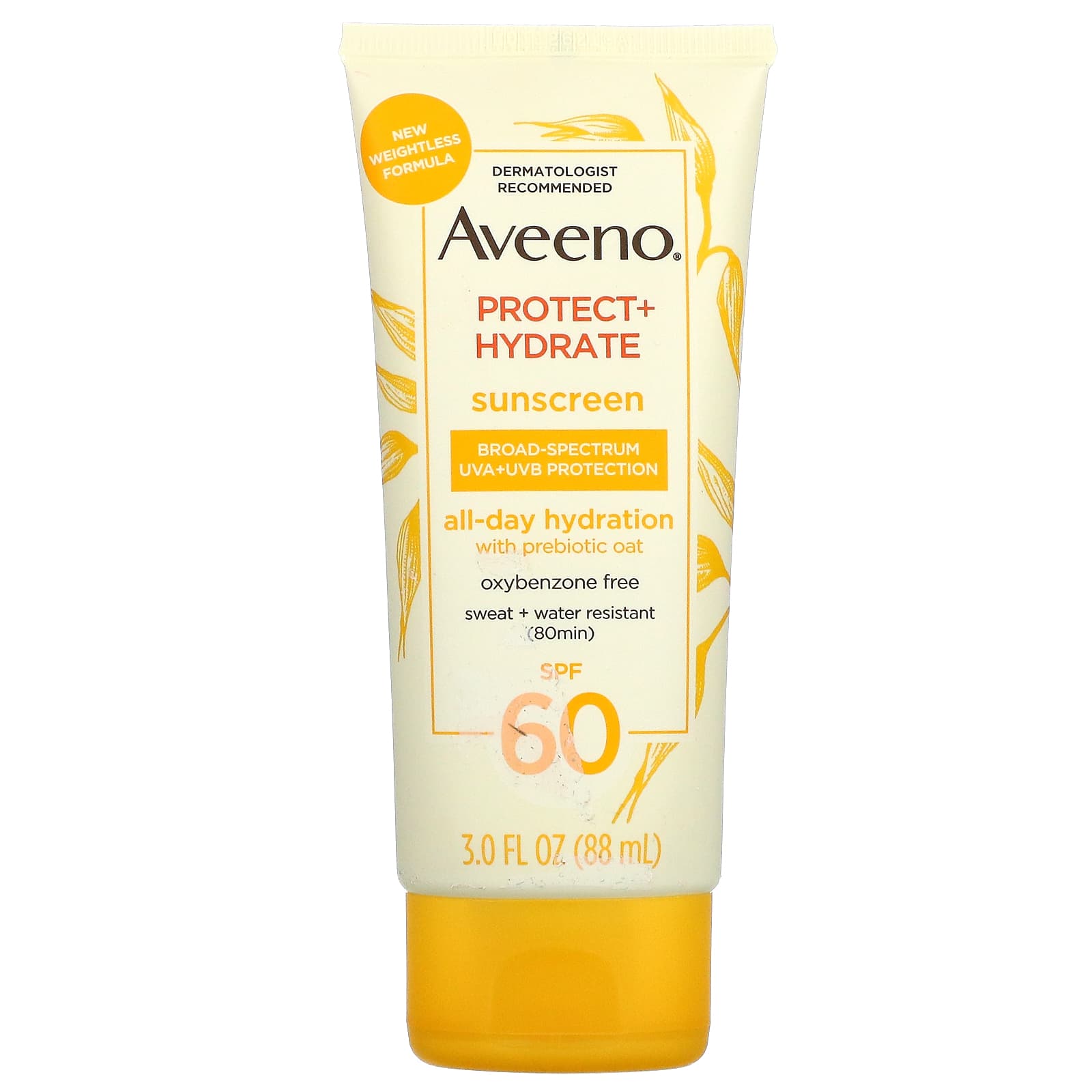 Солнцезащитный Крем Aveeno SPF 60, 88 мл солнцезащитный крем aveeno protect hydrate spf 60 88 мл