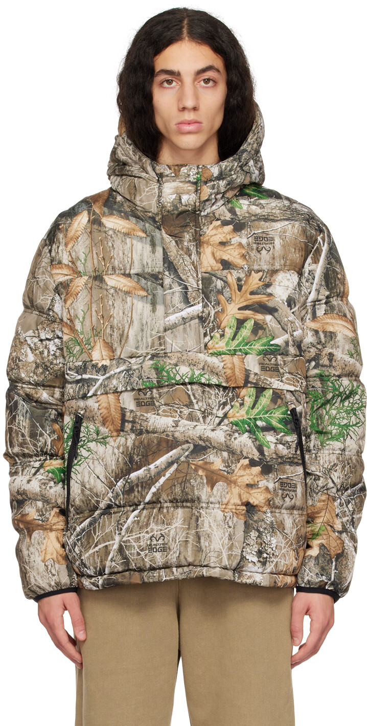 

Коричневый пуховик-анорак Realtree EDGE Edition The Very Warm