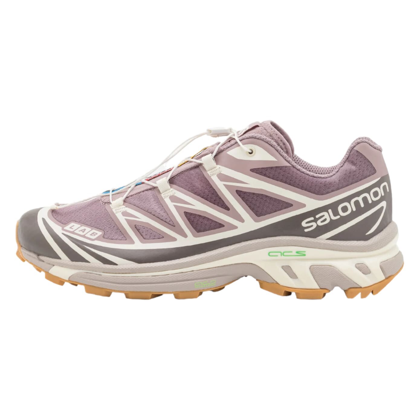 

Кроссовки Salomon XT-6, сиреневый/белый, Розовый