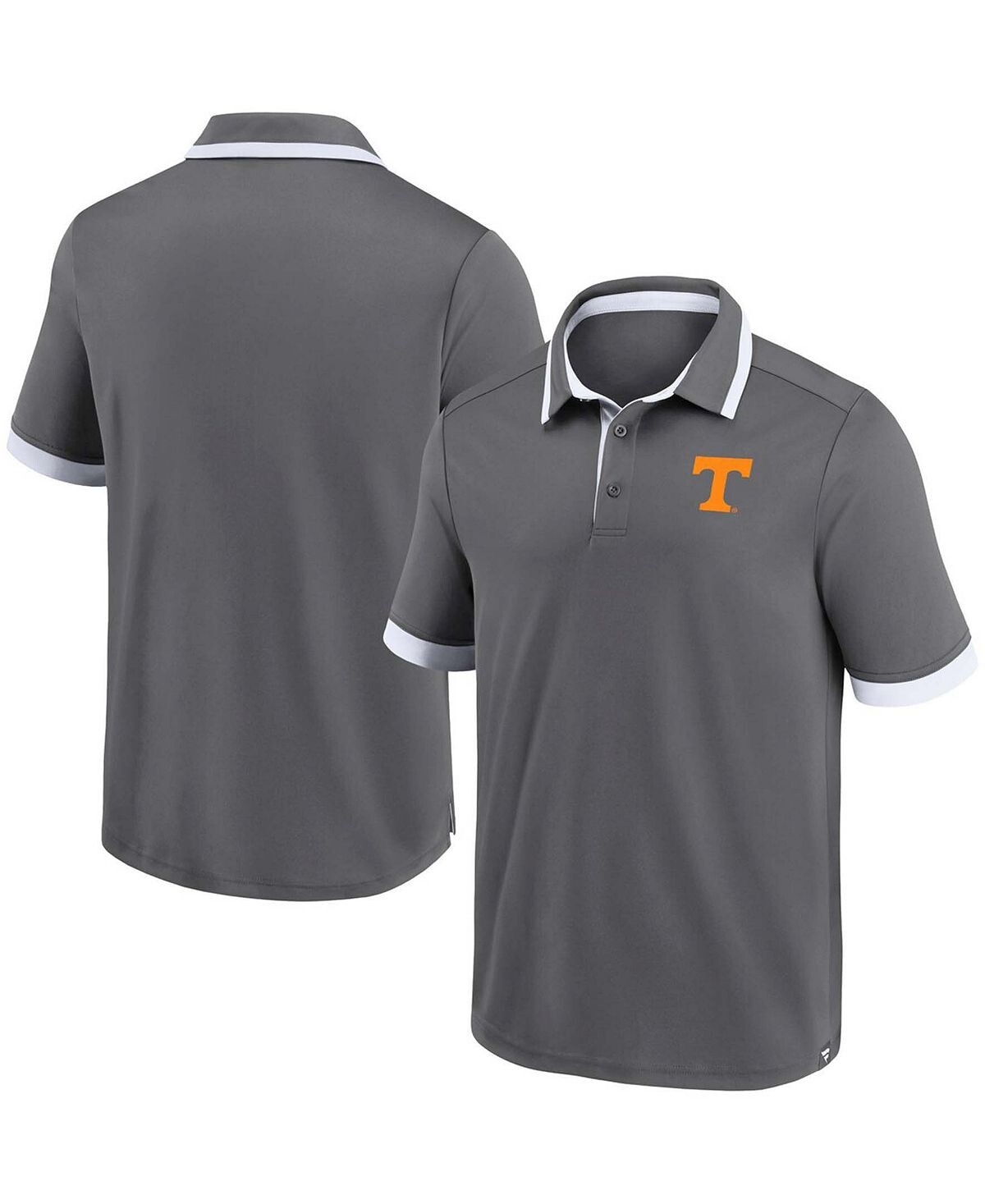 

Мужская серая рубашка поло tennessee volunteers с цветными блоками Fanatics, серый