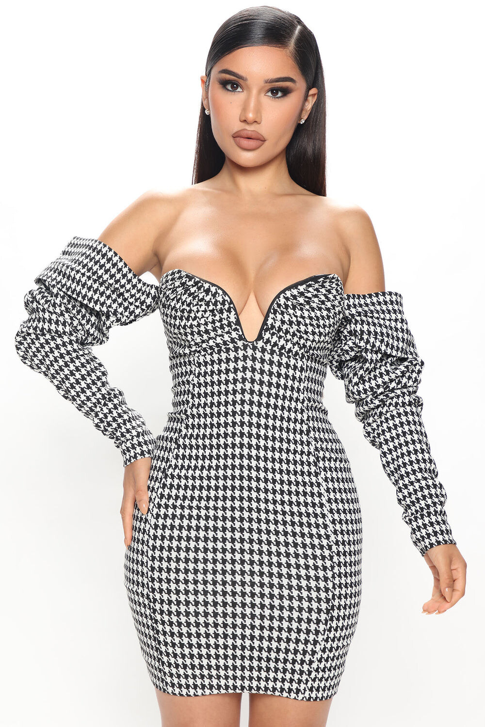 

Мини платье Fashion Nova PIM10023, белый