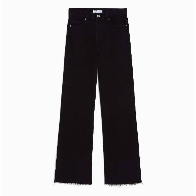

Джинсы Bershka Comfort With Side Vent, черный