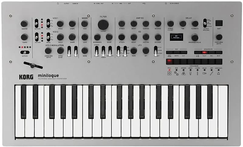 4-голосный аналоговый полифонический синтезатор Korg Minilogue new //ARMENS// Minilogue 4-Voice Polyphonic Analog Synthesizer