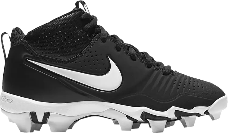 

Бутсы Nike Alpha Huarache 3 Keystone GS 'Black White', черный