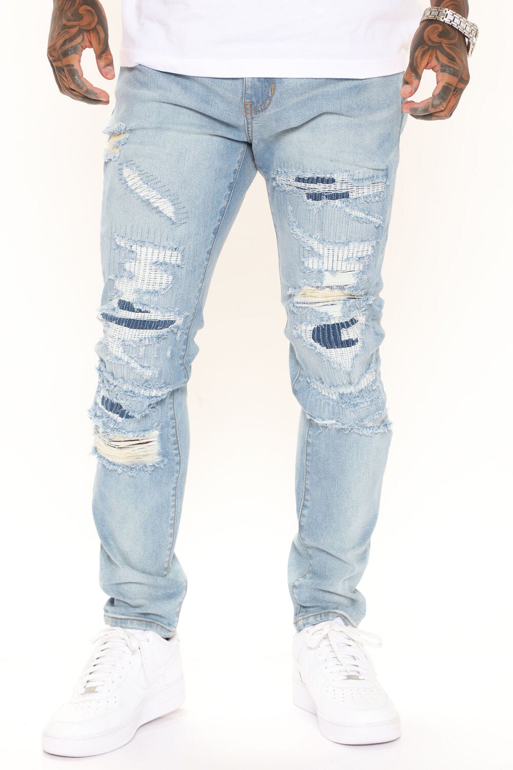

Джинсы скинни Fashion Nova FNMK168, синий