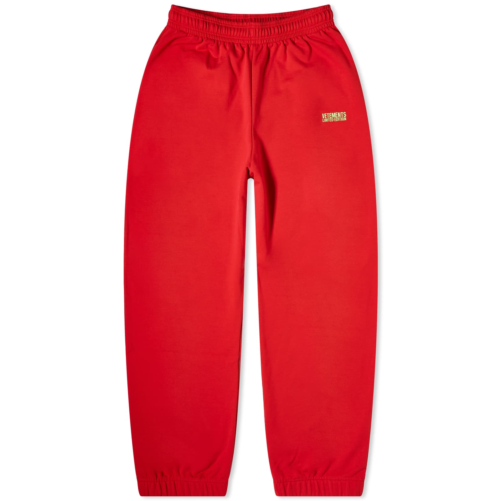 Спортивные брюки Vetements Embroidered Logo, цвет Red