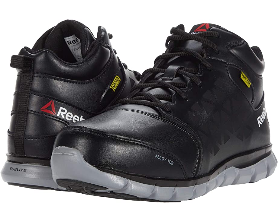 Кроссовки Sublite Cushion Work - RB4143 Alloy Toe EH Reebok Work, черный - фото