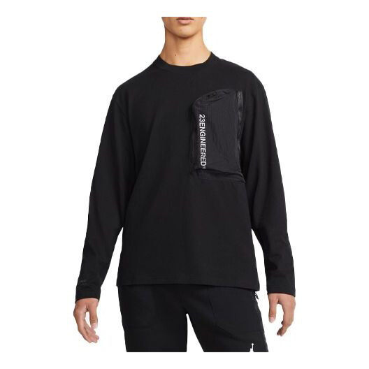 

Футболка Men's Jordan Splicing Pocket Black T-Shirt DN2050-010, черный