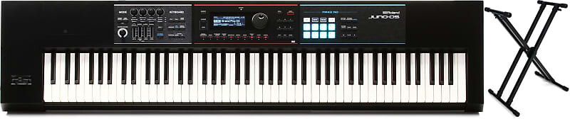 

Комплект из 88-клавишного синтезатора Roland JUNO-DS88 со сценическими стойками KS8291XX Стойка для клавиатуры с надежной конструкцией Roland + On-Stage JUNO-DS88=1 KS8291XX=1