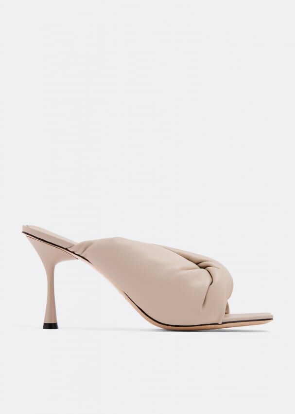 

Мюли STUDIO AMELIA Croissant 90 heel mules, белый
