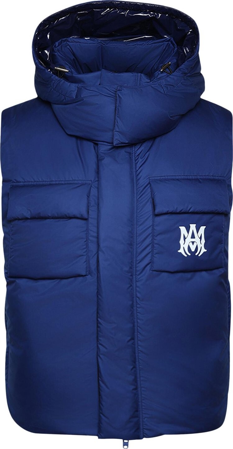 

Жилет Amiri Hooded Down Gilet 'Blue', синий