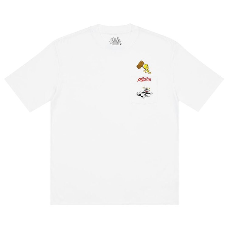 

Футболка Palace Tweety-P Pocket T-Shirt 'White', белый