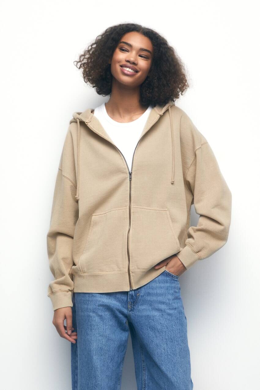 

Толстовка оверсайз Pull&Bear, Серый