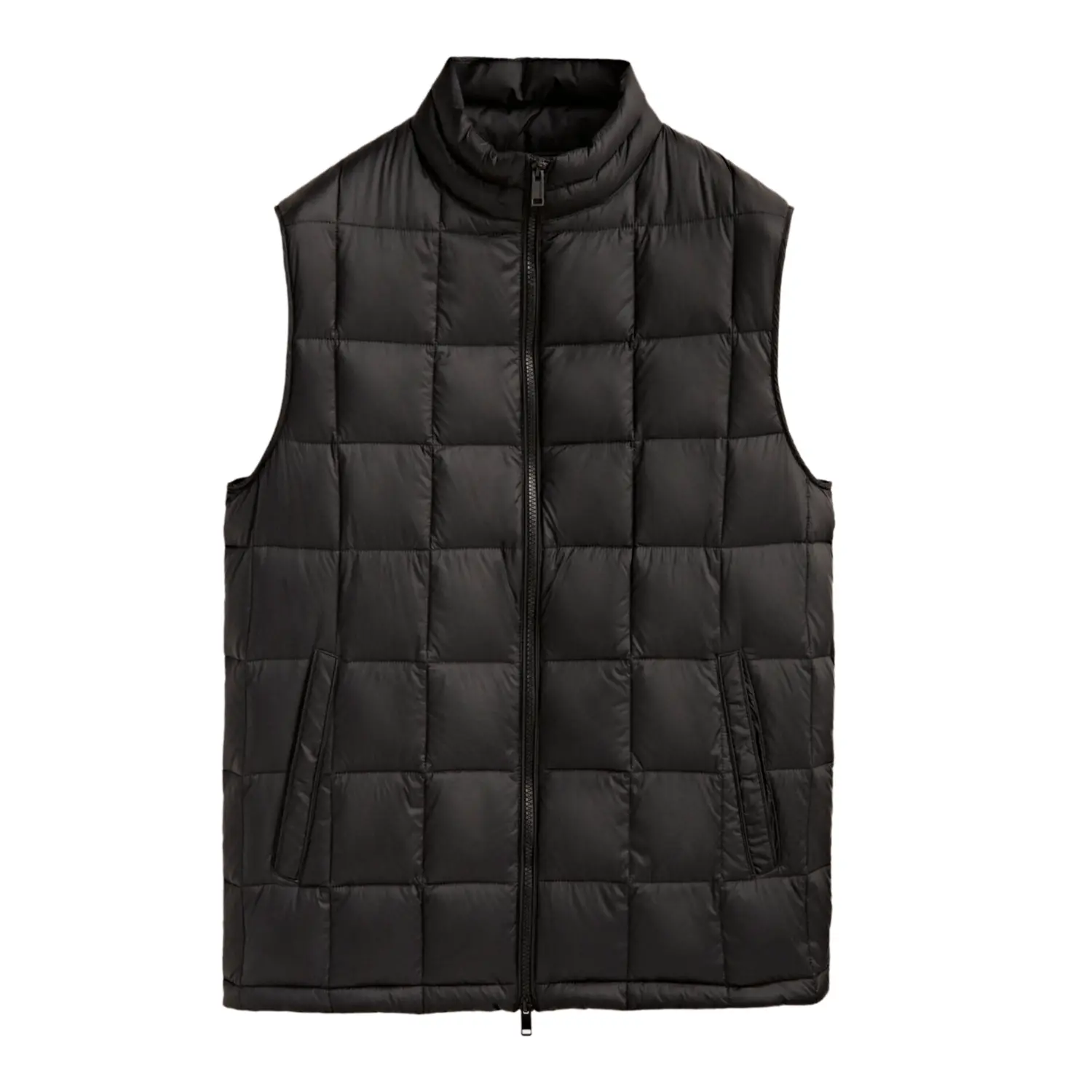 

Пуховый жилет Massimo Dutti Lightweight, черный