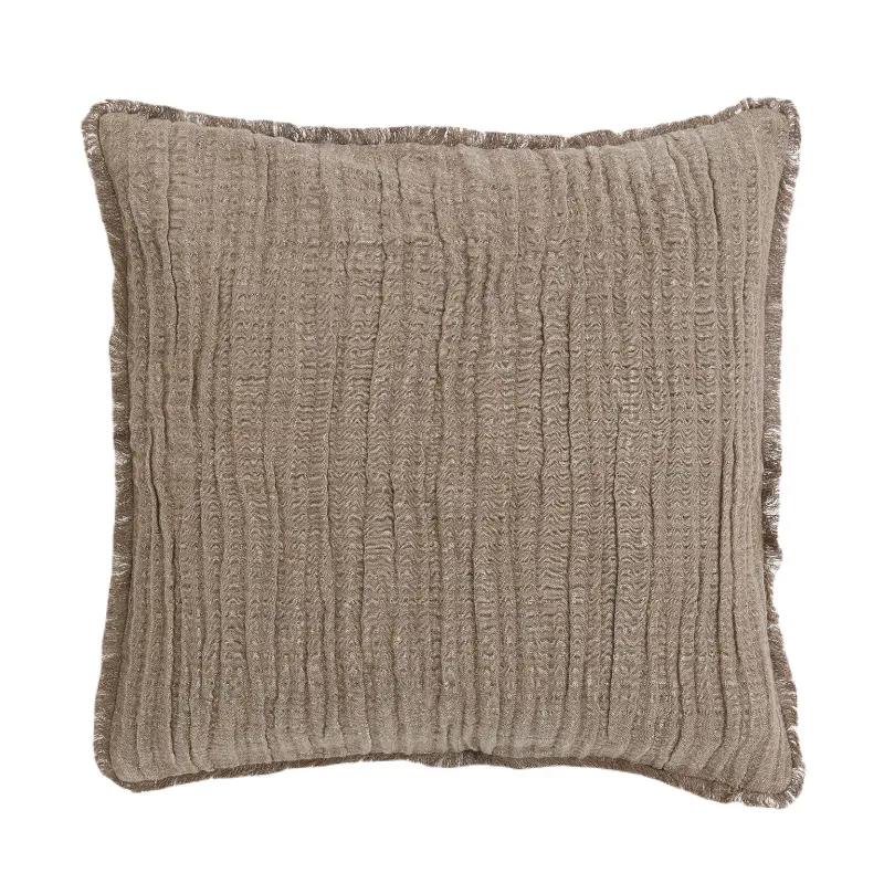 

Чехол для декоративной подушки H&M Home Linen-blend, серо-бежевый