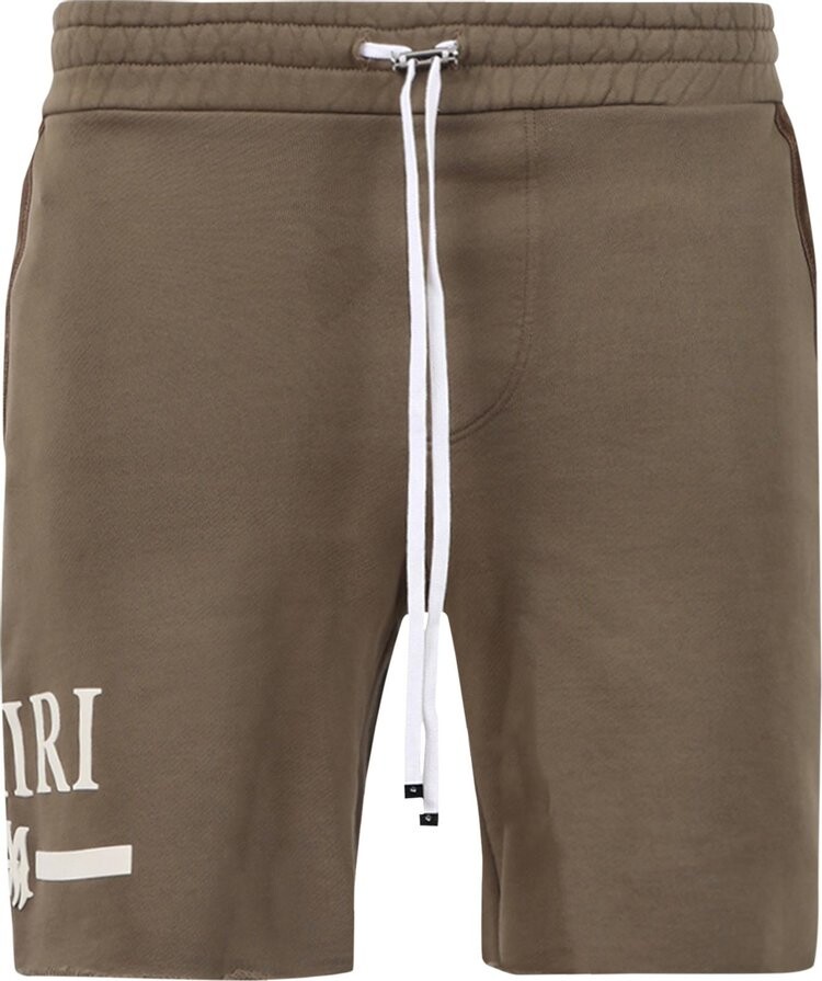 

Спортивные шорты Amiri Ma Bar Logo Sweatshorts 'Shitake', серый