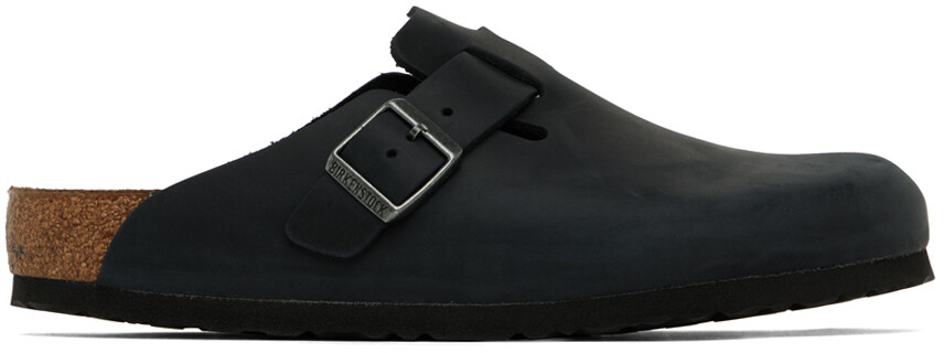 

Черные бостонские сабо Birkenstock