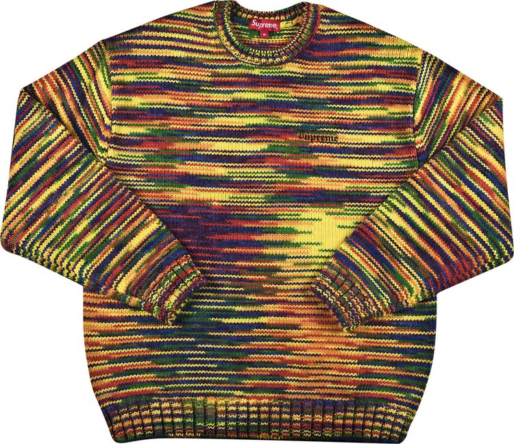 цена Свитер Supreme Static Sweater 'Multicolor', разноцветный