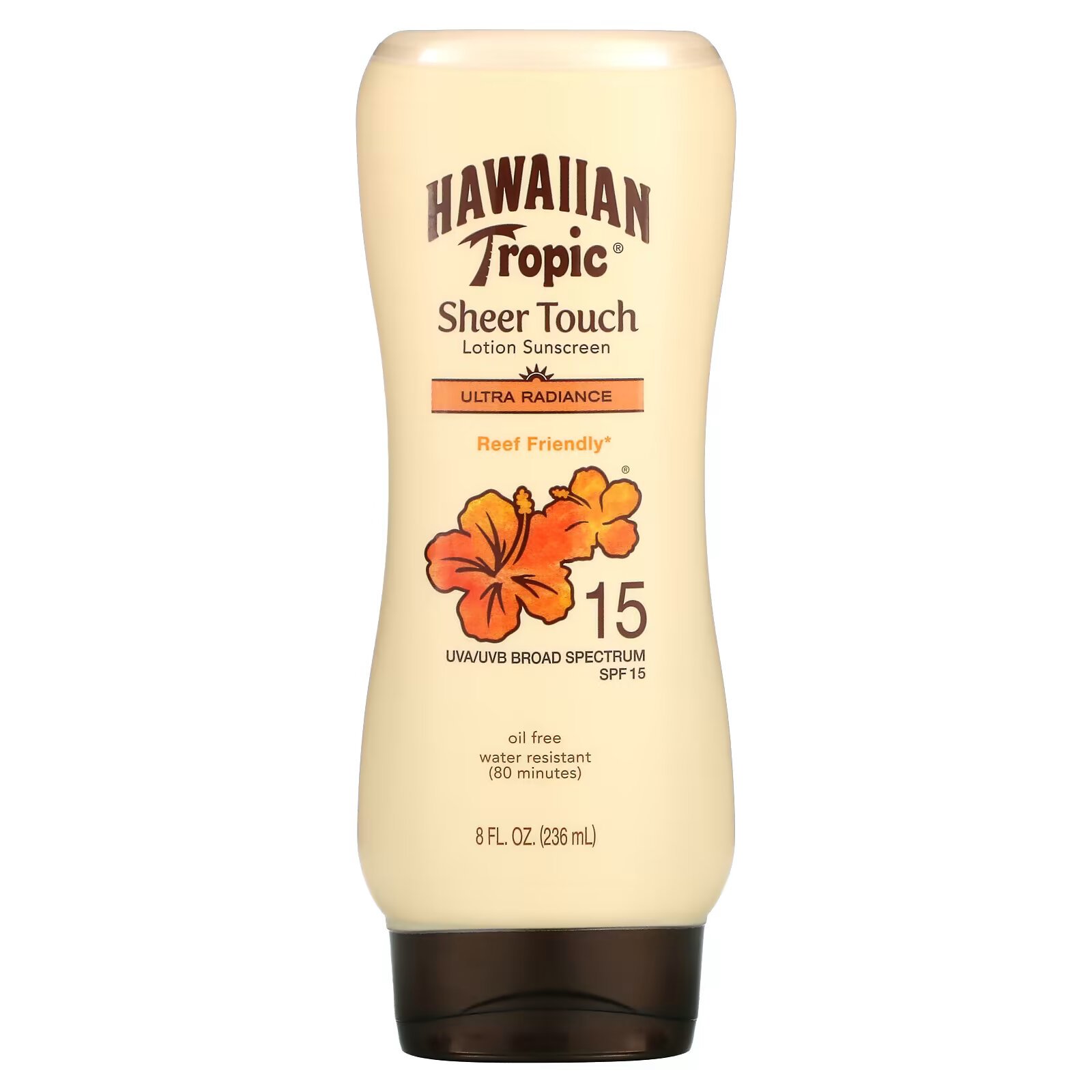 Hawaiian Tropic, Sheer Touch, Ultra Radiance, солнцезащитный лосьон с SPF 15, 236 мл - фото