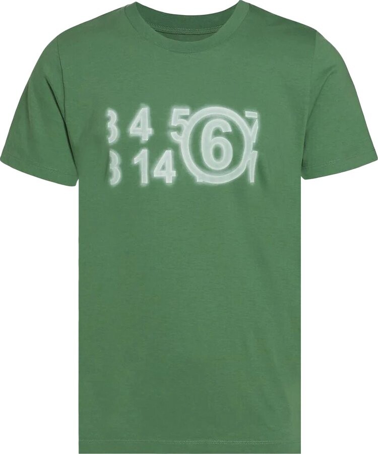 

Футболка MM6 Maison Margiela T-Shirt 'Clover', зеленый