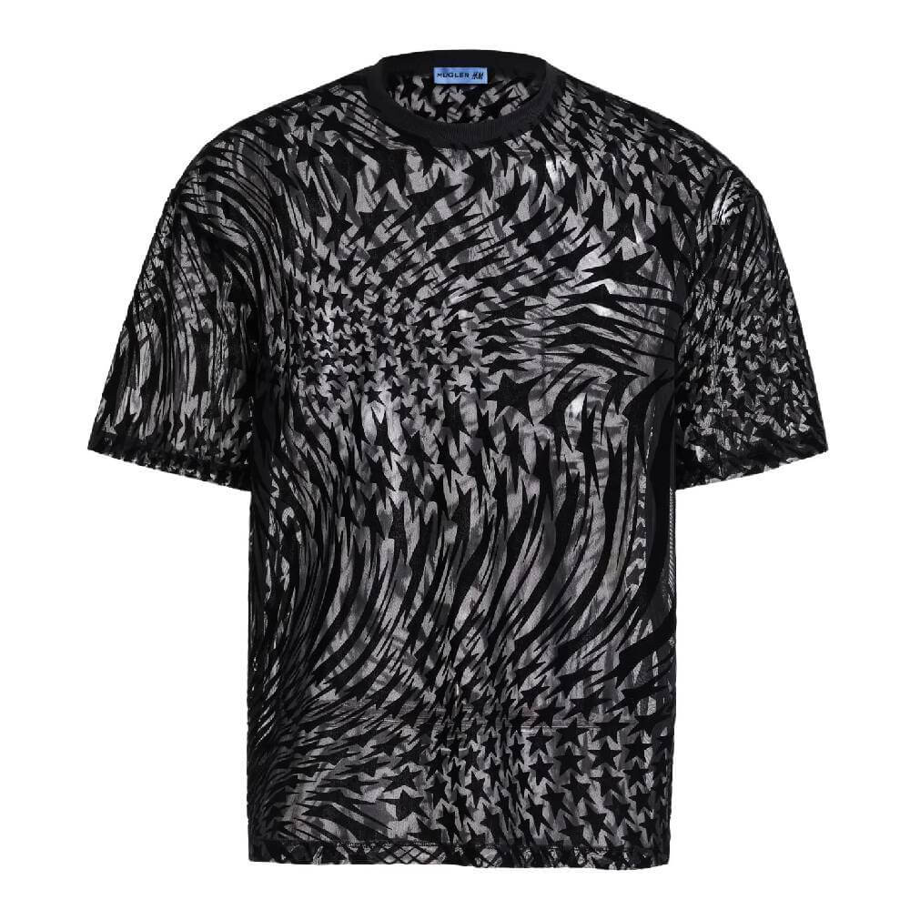

Футболка H&M x Mugler Klein, черный