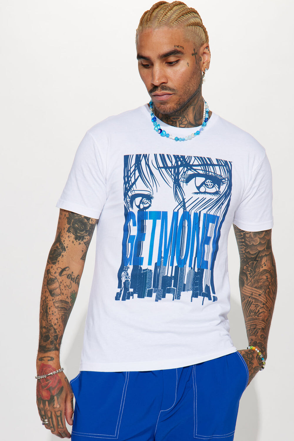

Футболка Fashion Nova FNP1207GETMONEY, белый