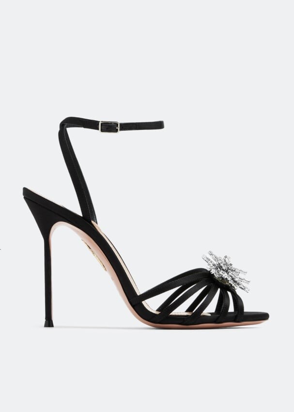 

Сандалии AQUAZZURA Stardust 105 sandals, черный