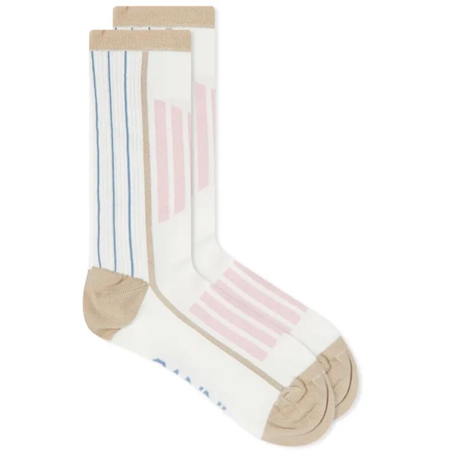 

Носки Ganni Sporty, бежевый