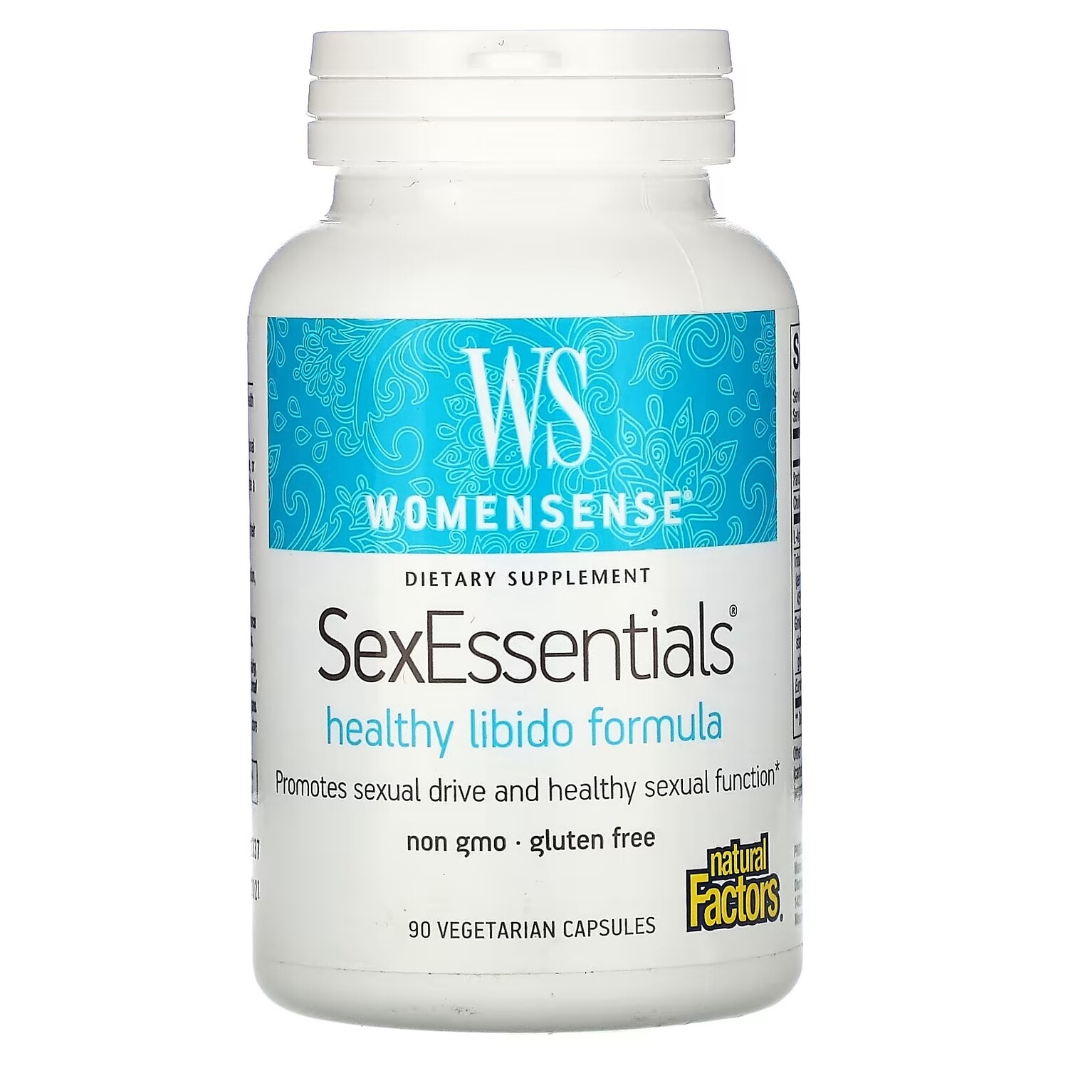 

Natural Factors WomenSense SexEssentials формула здорового женского либидо, 90 вегетарианских капсул