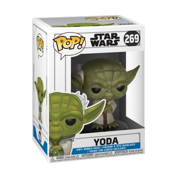 Фигурка Funko Pop! Star Wars Clone Wars Yoda фигурка funko pop star wars the clone wars – ahsoka bobble head 9 5 см