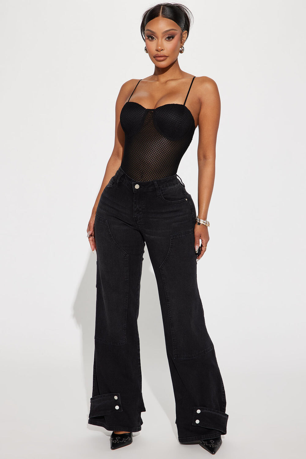 

Джинсы Fashion Nova TTC128, черный