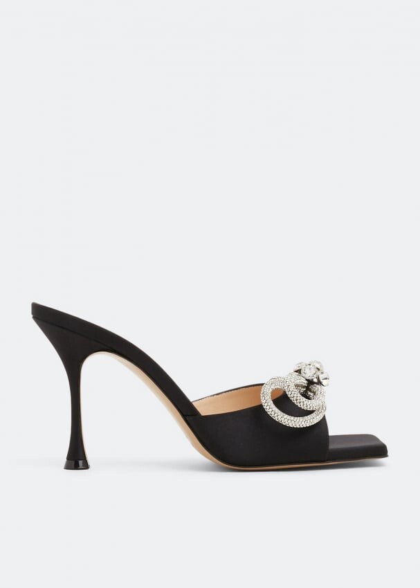 

Мюли MACH AND MACH Double Bow mules, черный
