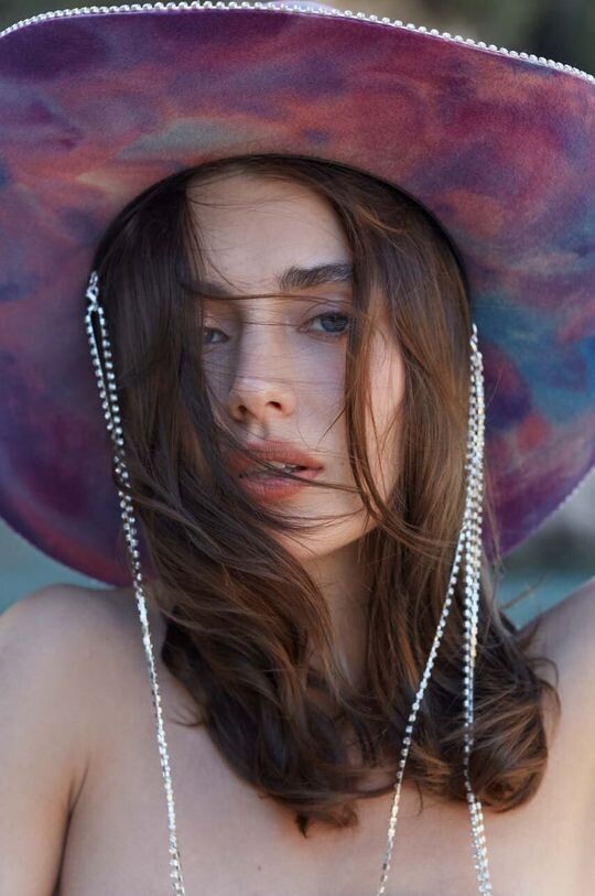 

Головной убор шерстяная ковбойская шляпа LE SH KA LE SH KA headwear, мультиколор
