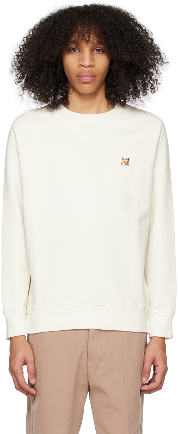 

Толстовка Off-White с изображением лисы Maison Kitsuné