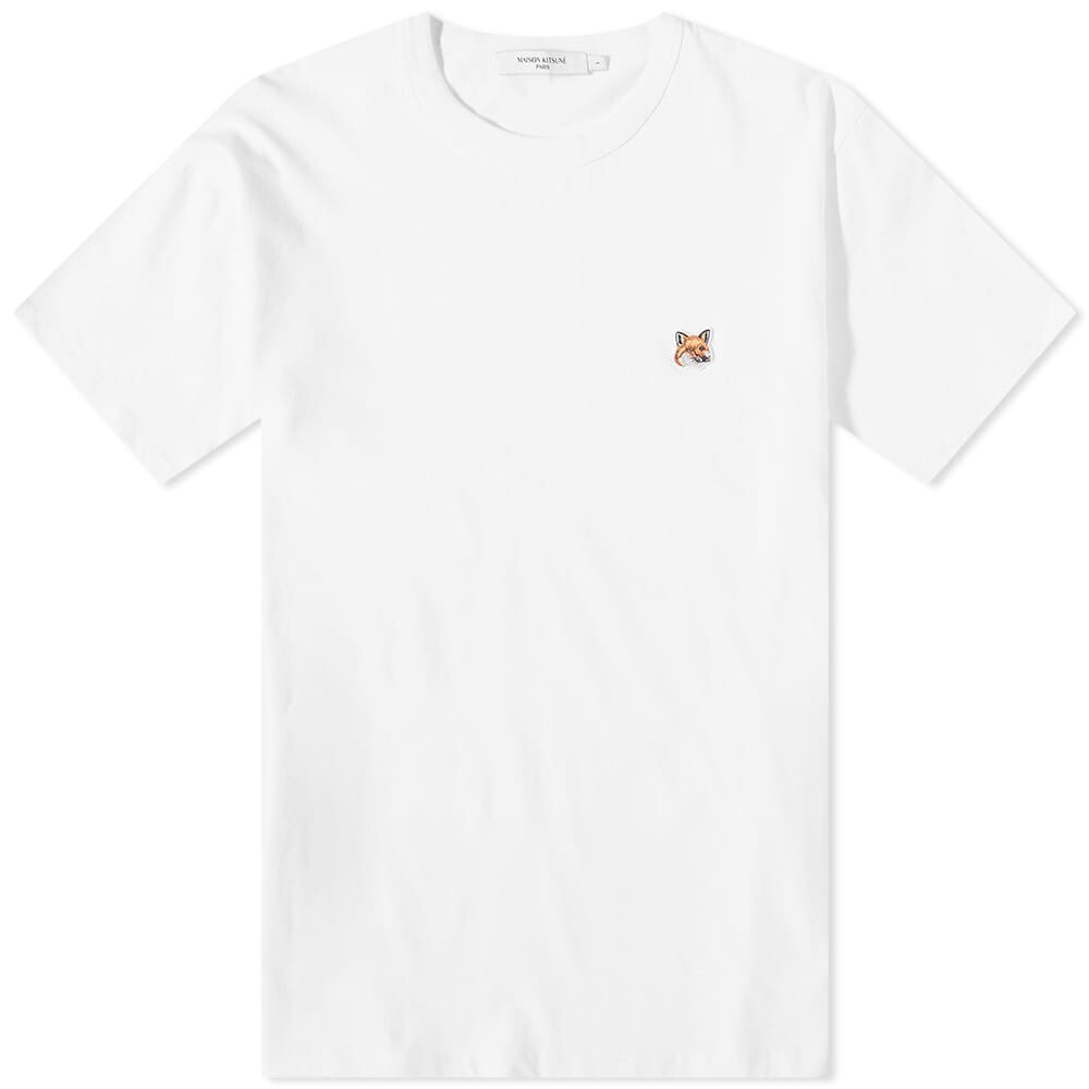 

Футболка Maison Kitsuné Fox Head Patch Classic Tee, Белый