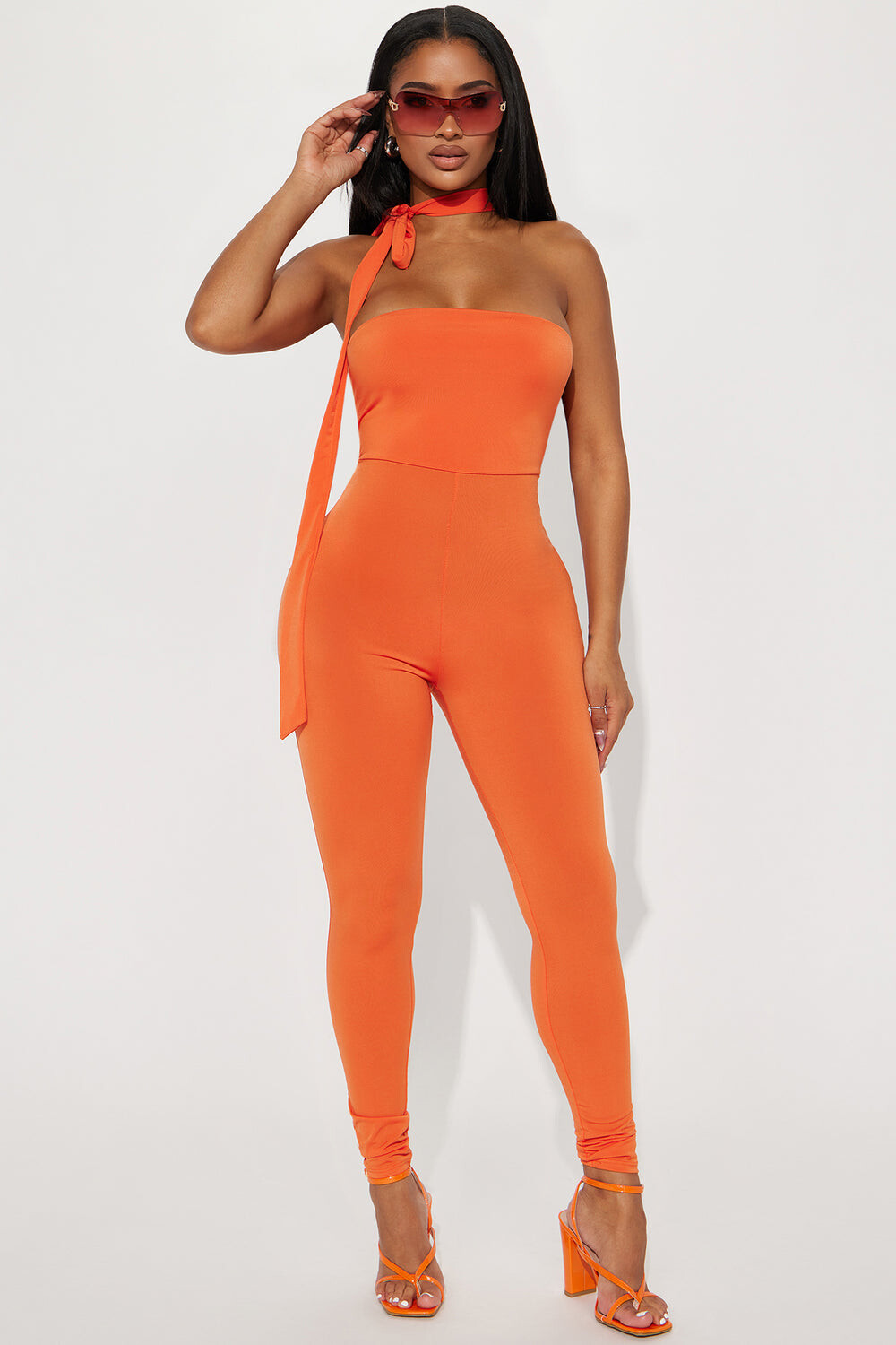 

Комбинезон Fashion Nova JP2651, оранжевый