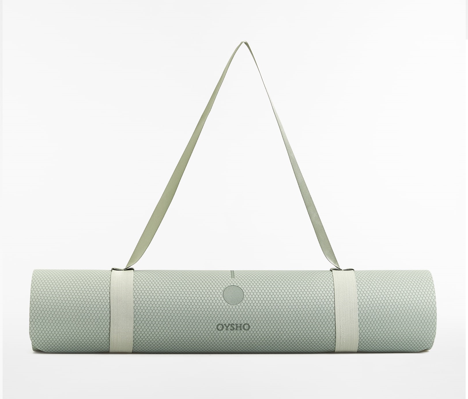 Коврик для занятий йогой Oysho Yoga, зеленый коврик для йоги demix мультицвет