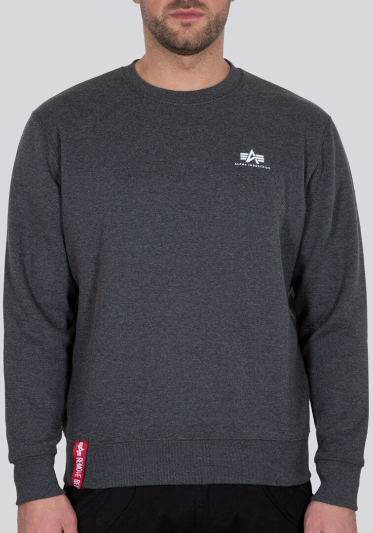 

Толстовка Alpha Industries Basic Small Logo, серая