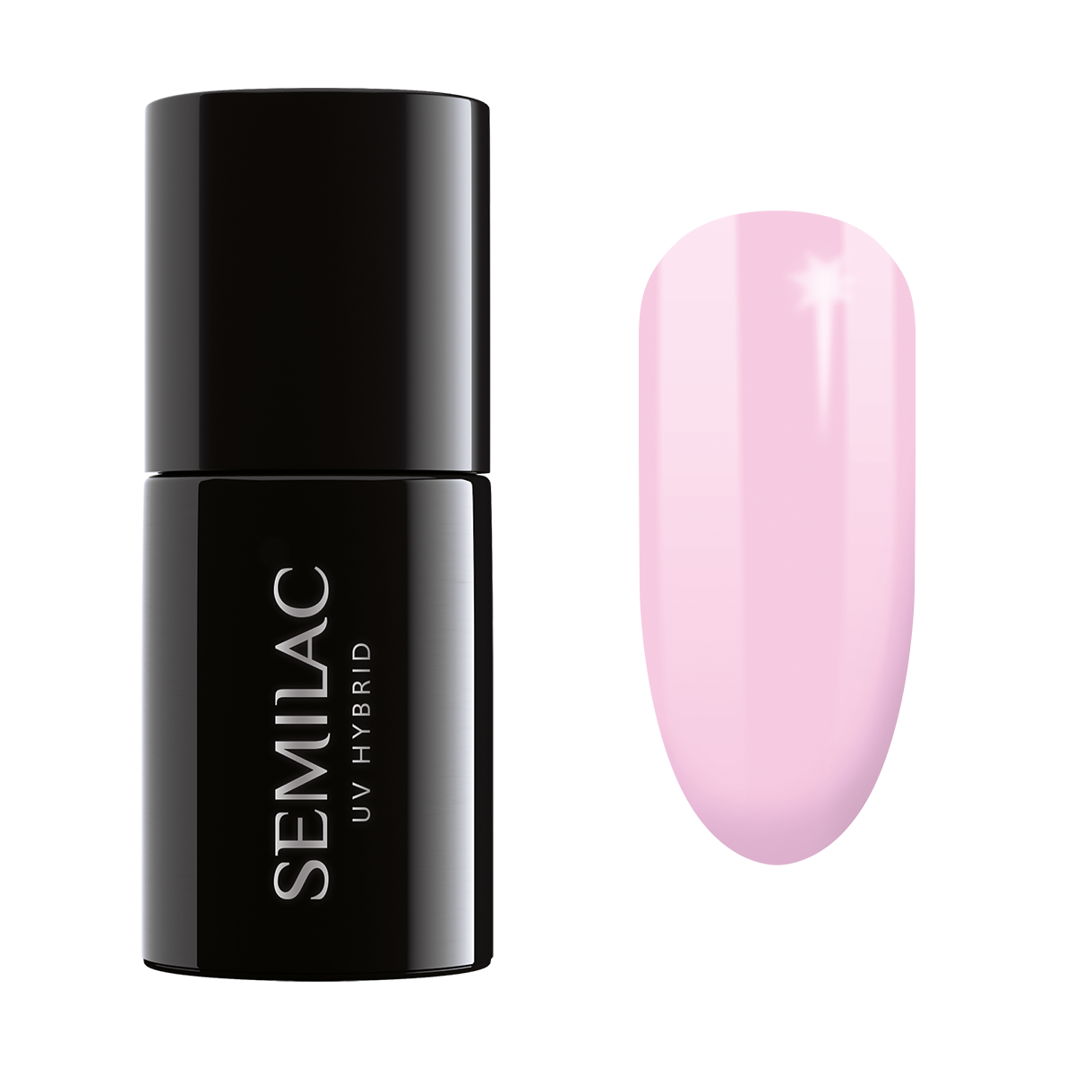 Semilac UV Hybrid гибридный лак для ногтей, 056 Pink Smile