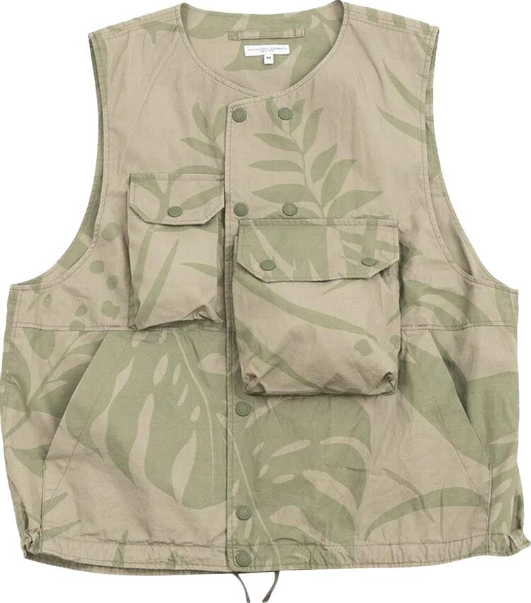 

Жилет Engineered Garments Cover Vest 'Khaki/Olive', зеленый