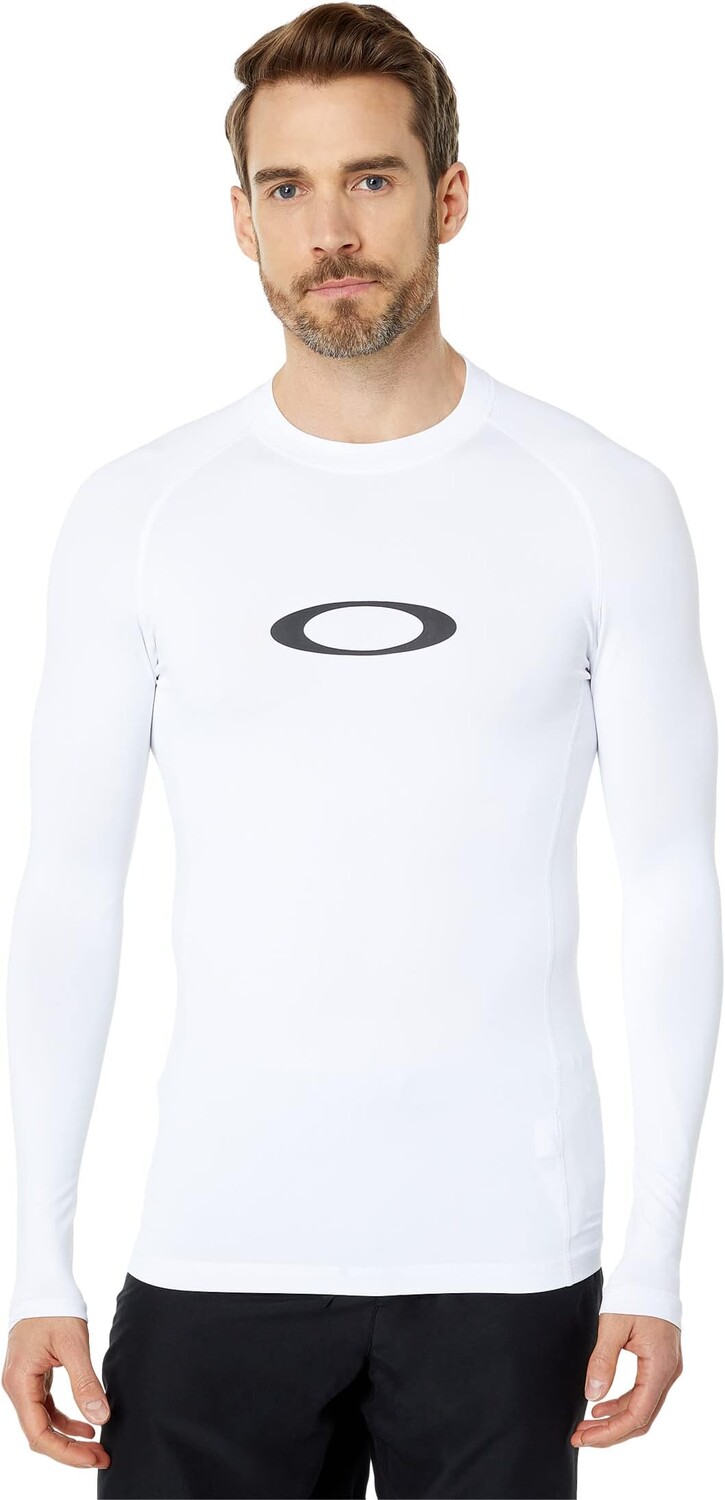 

Рашгард Ellipse с длинными рукавами Oakley, белый