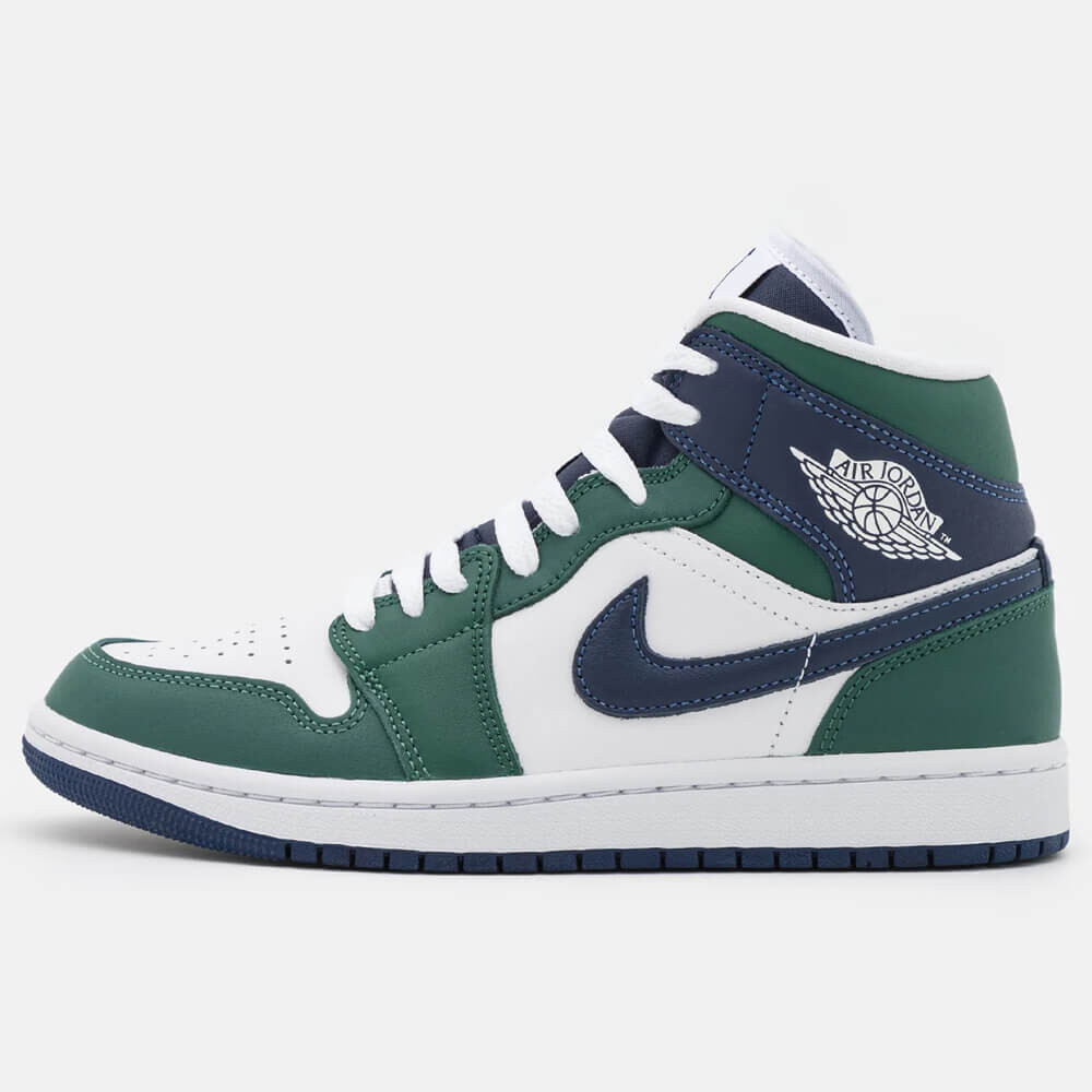 

Кроссовки Nike Air Jordan Air 1 Mid, зеленый/синий