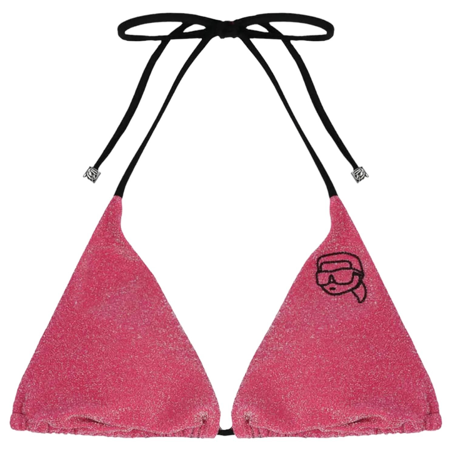 

Лиф Karl Lagerfeld Ikonik 2.0 Bikini, розовый