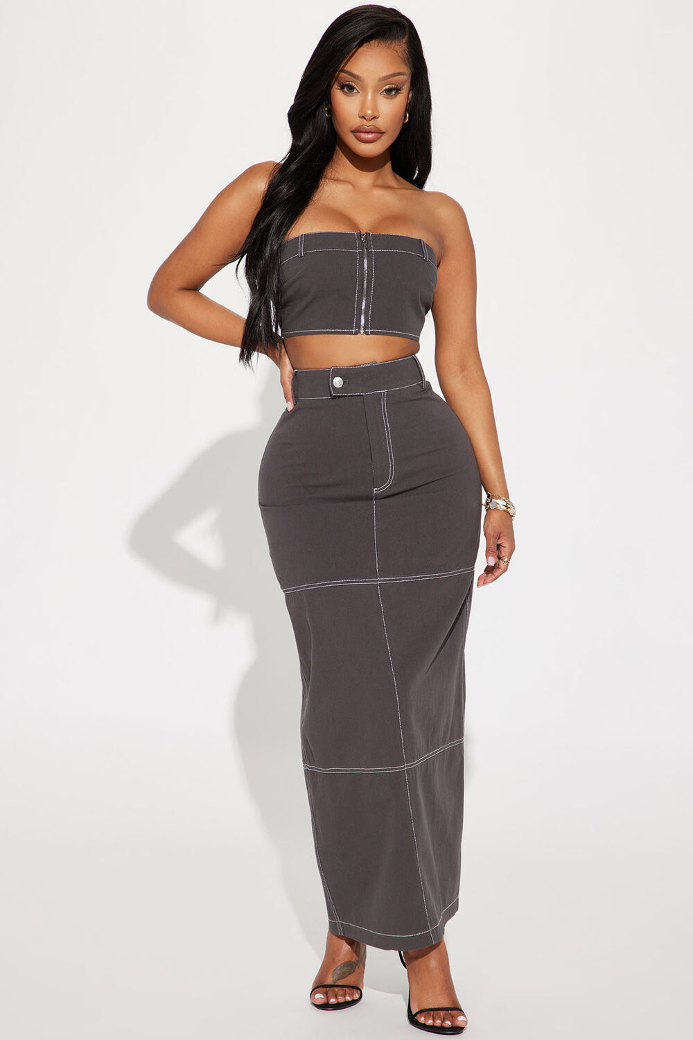

Юбка Fashion Nova TS16193C, угольный